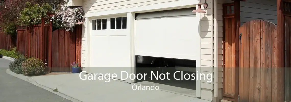 Garage Door Not Closing Orlando