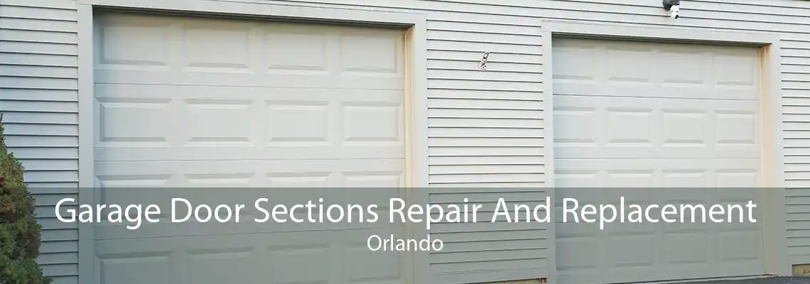 Garage Door Sections Repair And Replacement Orlando