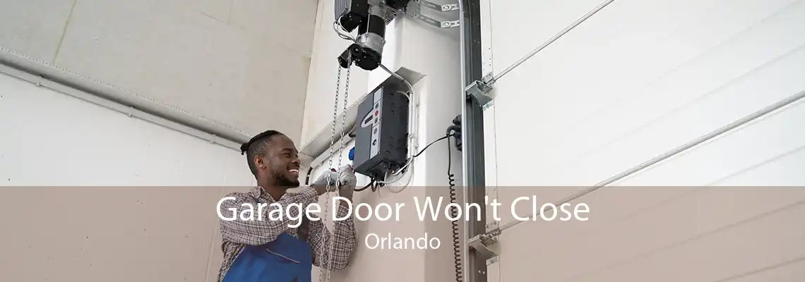 Garage Door Won't Close Orlando
