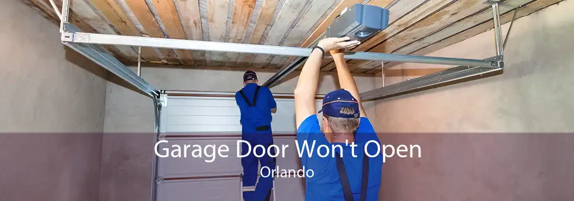 Garage Door Won't Open Orlando